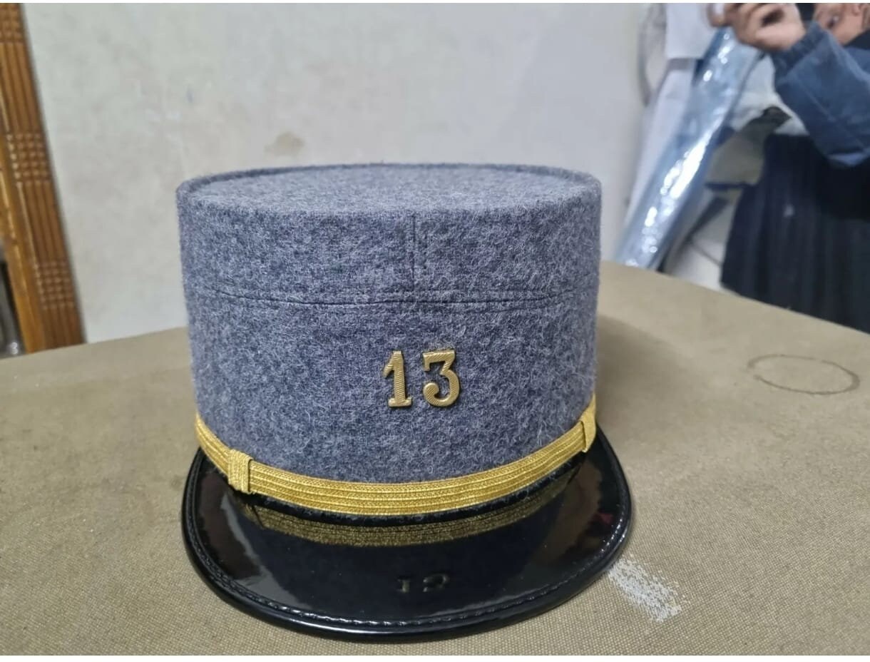 WW1 ケピ帽 M15 フランス将校 13 RI フランス将校ケピ帽の複製