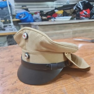 Gorra tropical del Cuerpo de Expedicionarios Alemanes de Asia Oriental de la Primera Guerra Mundial. Disponible en todos los tamaños. Réplica de alta calidad. No es una producción barata.