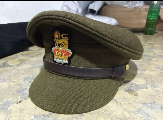 WW2 イギリス軍　帽章 WW2 British Army Generals Visor Cap - Britain WW2 Hat