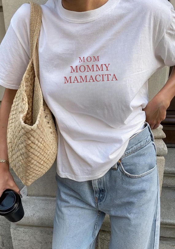 Mom Mommy Mamacita T-Shirt | Cool Moms Club T-shirt, Mother's Day Gift, Mommy Shirt, Mom to be, Cool Mom, Mother's Shirt, 100% Cotton Tee