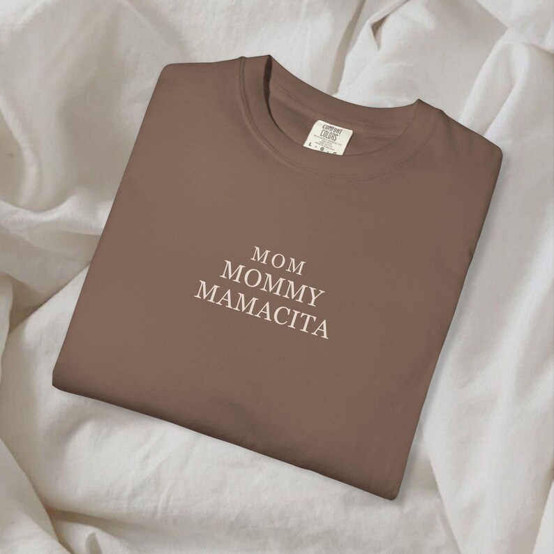 Maglietta Mom Mommy Mamacita / Maglietta Cool Moms Club, regalo per la festa della mamma, maglietta per la mamma, futura mamma, mamma cool, maglietta per la mamma, maglietta 100% cotone Espresso