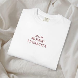 Maglietta Mom Mommy Mamacita / Maglietta Cool Moms Club, regalo per la festa della mamma, maglietta per la mamma, futura mamma, mamma cool, maglietta per la mamma, maglietta 100% cotone White