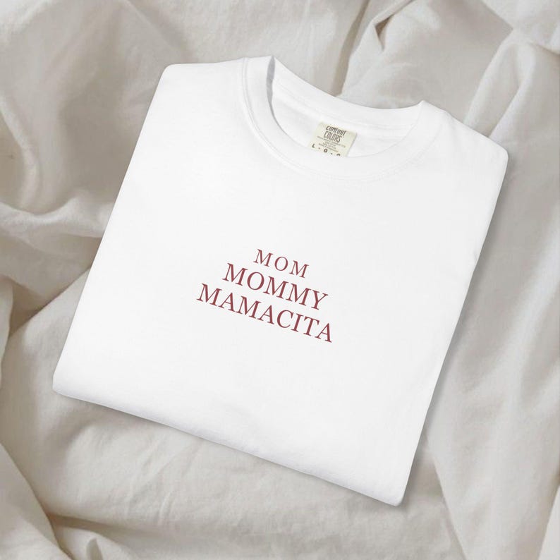 Maglietta Mom Mommy Mamacita / Maglietta Cool Moms Club, regalo per la festa della mamma, maglietta per la mamma, futura mamma, mamma cool, maglietta per la mamma, maglietta 100% cotone White