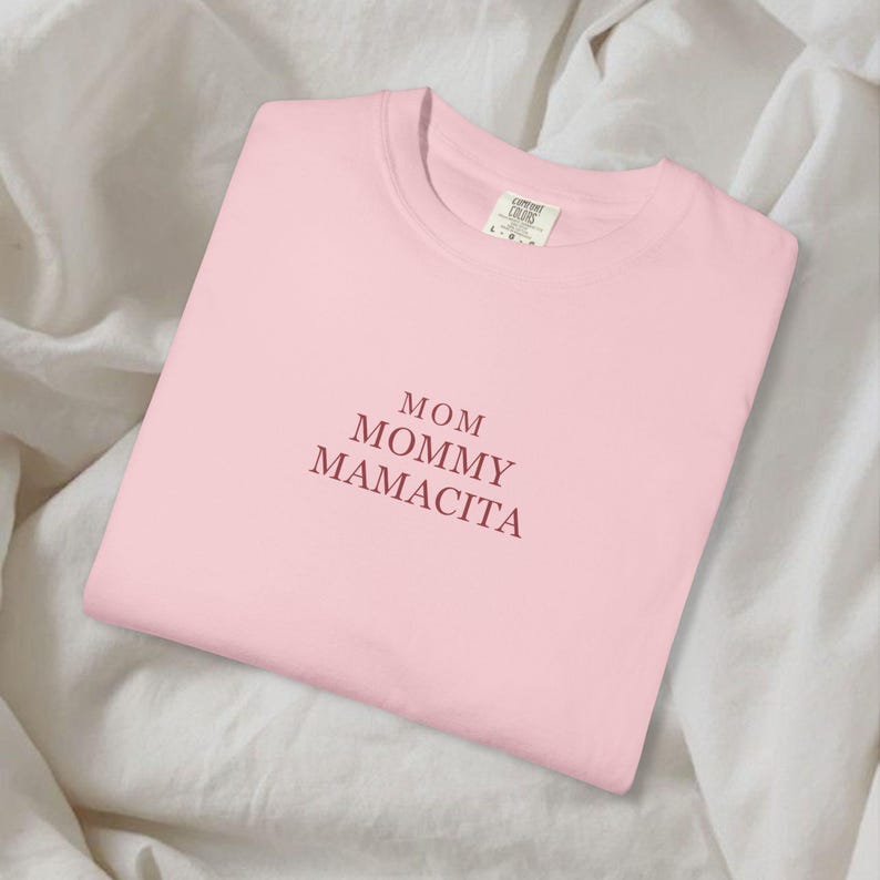 Maglietta Mom Mommy Mamacita / Maglietta Cool Moms Club, regalo per la festa della mamma, maglietta per la mamma, futura mamma, mamma cool, maglietta per la mamma, maglietta 100% cotone Blossom