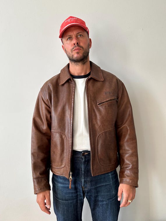Schott ハイウェイマン シングル ライダースジャケット 中古・古着通販】Schott (ショット) シングルライダース