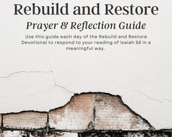 Reflection & Prayer Guide (Isaiah 58)