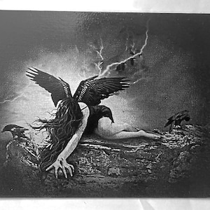 Fallen Angel on Canvas