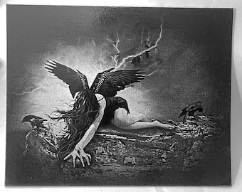 Fallen Angel on Canvas