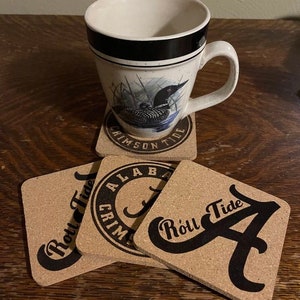 College sport fanatic coasters