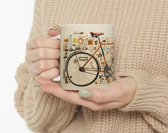 Radsport Becher 11 Unzen Fahrrad Geschenke, Geschenke für den Radsport, Fahrrad Becher, Radsport Becher,