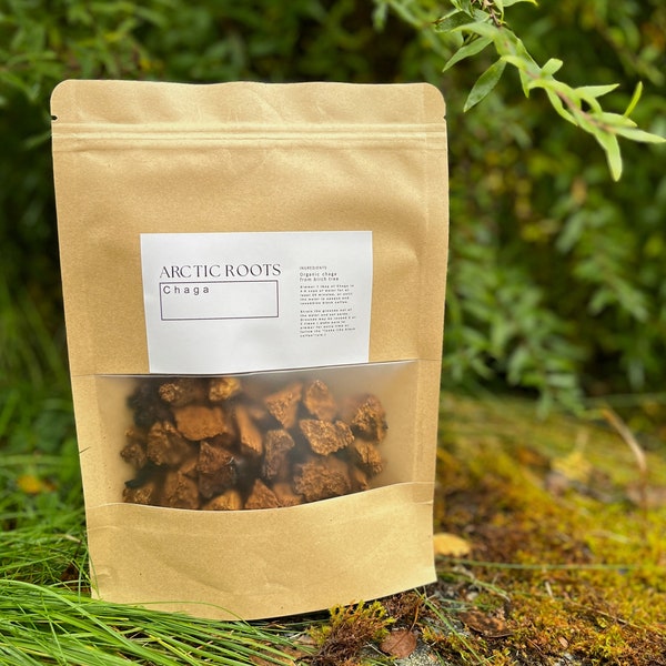 Dried Chaga Chunks from birtch three found in the Norwegian forest