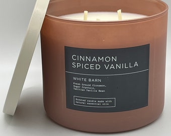 Cinnamon Spiced Vanilla Candle