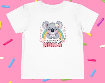Koala Toddler T-shirt, Australian Animal Kids Tee