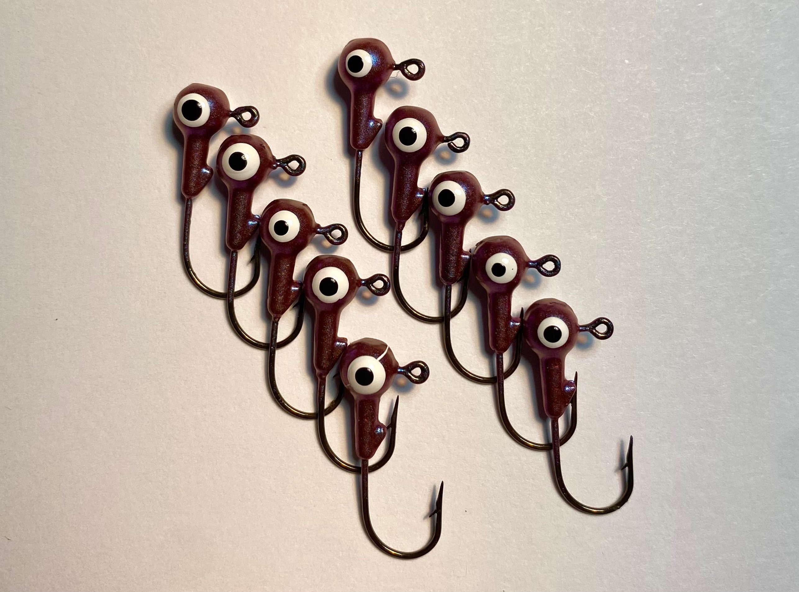 100Pcs Unpainted 116Oz Roundhead Jig No Collar And - oybral3