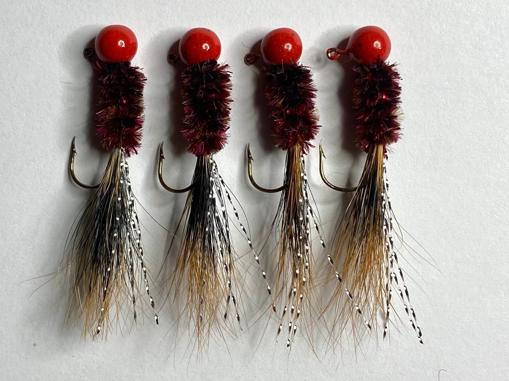 Hand Tied Crappie Jigs Squirrel Tail Jig Fish Bass Walleye Jig Etsy