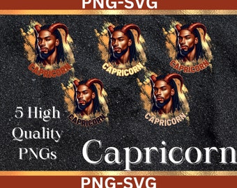 Red Capricorn Man PNG | Zodiac PNG | digital download | Capricorn clip art | zodiac clip art