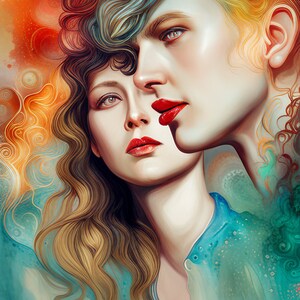 Love Is Love #3 | AI Generated Art | Pride | Poster