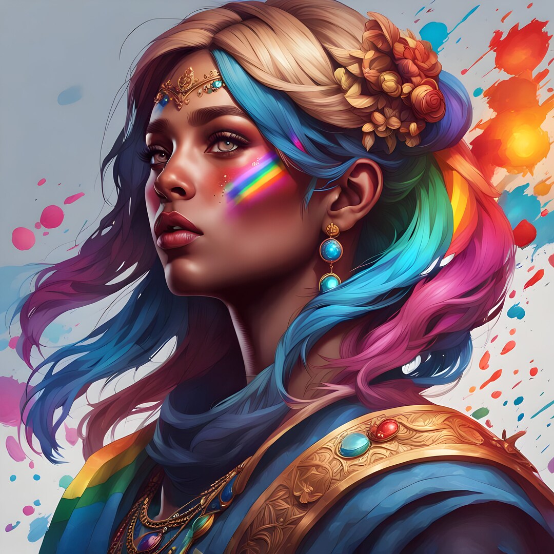 Starskye | Pride Celebration Collection | AI Generated Art | Gay Pride ...