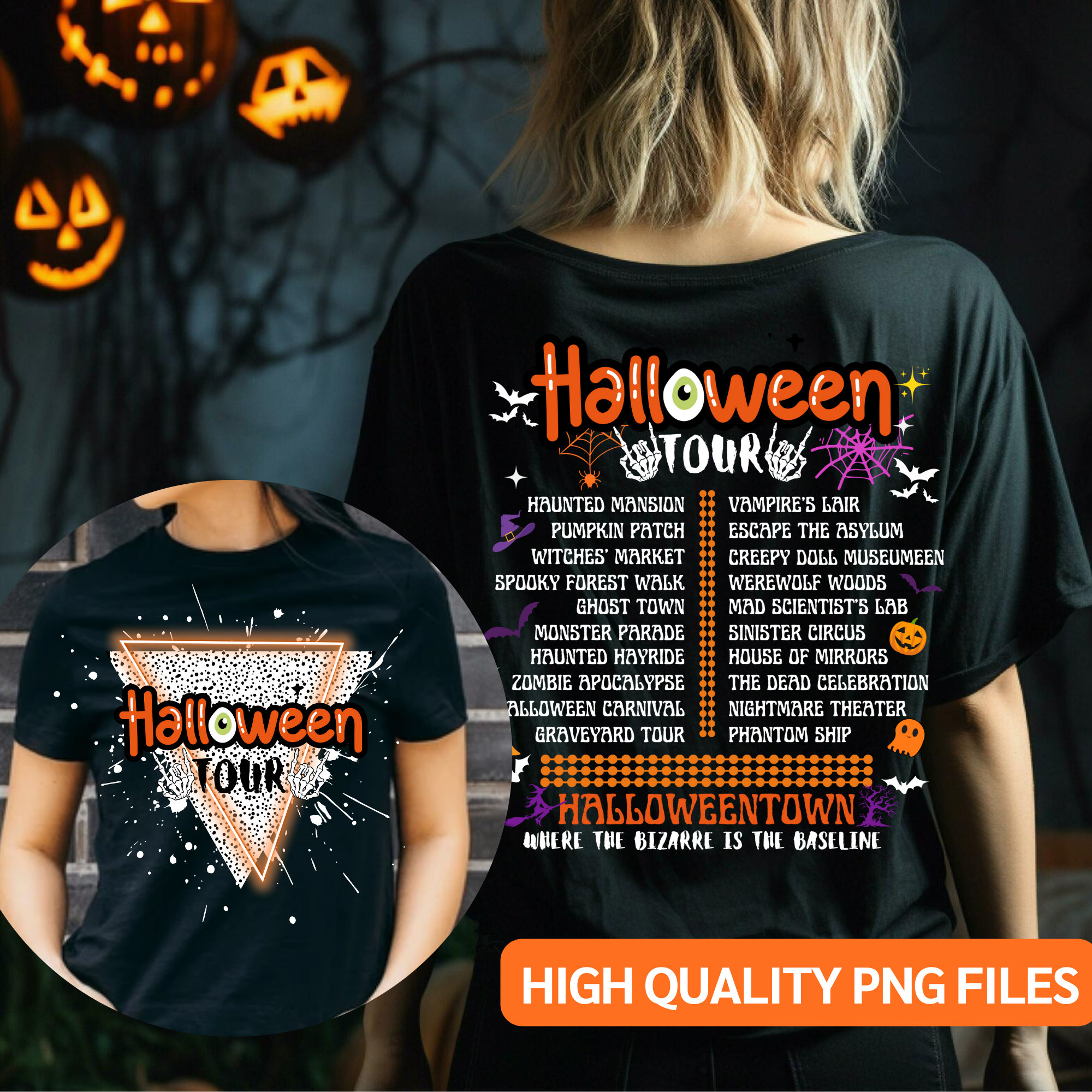 2Halloween Tour png, Retro Halloween, Halloweentown png, Funny Halloween png, Halloween sublimation design download, Aesthetic Halloween png