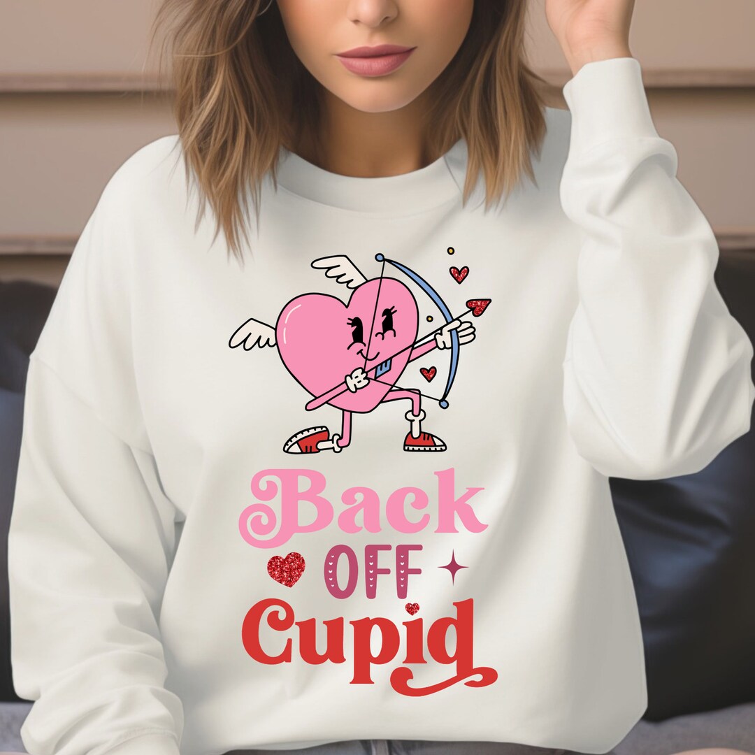 Back of Cupid Png, Happy Valentine's Day Png, Retro Valentine's Png ...