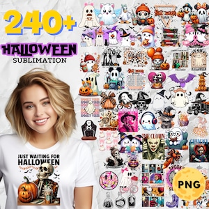 Paquete Mega Halloween Png, Diseños de Películas de Terror, Paquete Retro Halloween Png, Paquete Otoño Png, Vibraciones Espeluznantes Png, Truco o Trato, Calabaza Png.