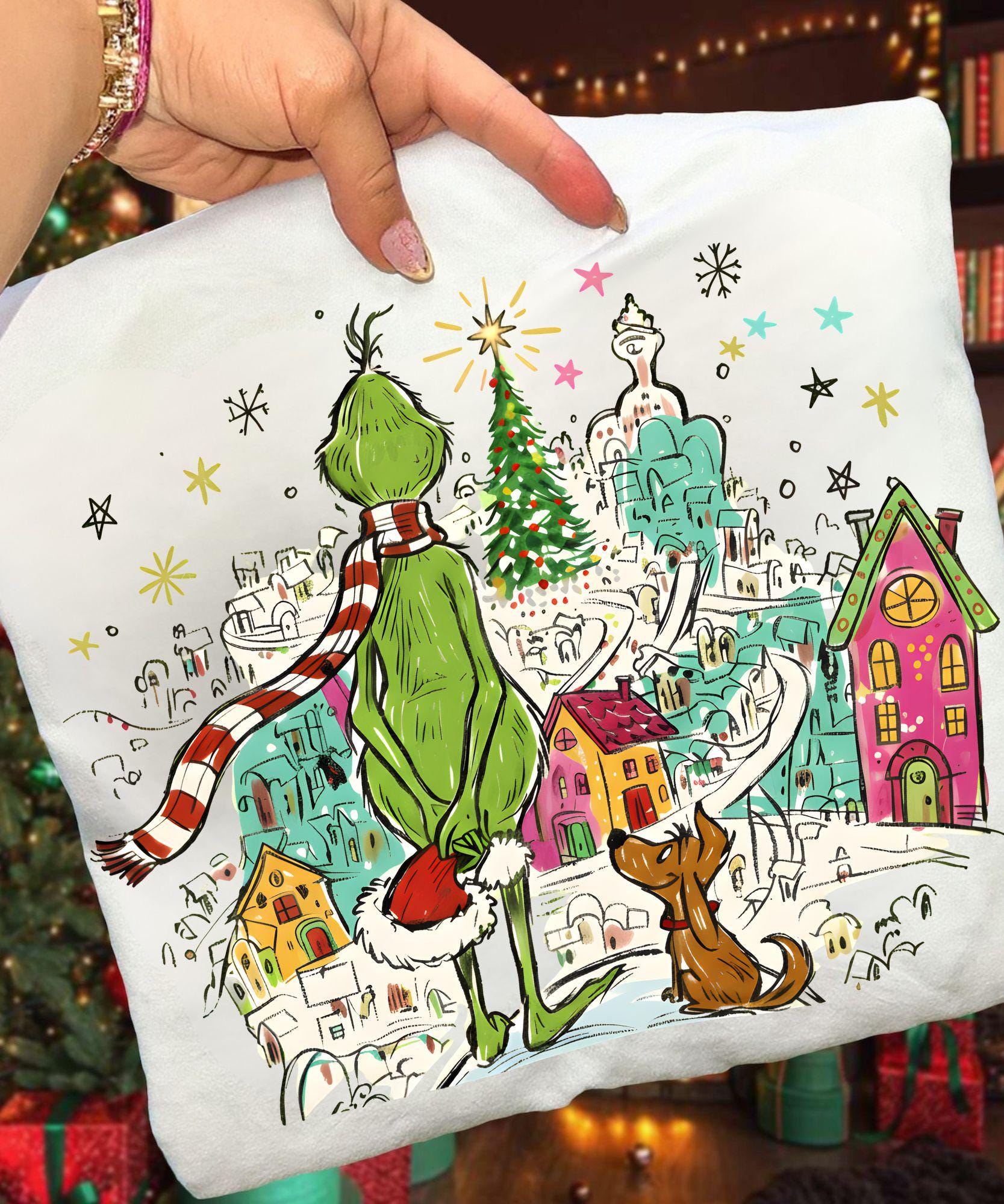 Grinch Christmas Tree Decor - Etsy