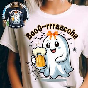 Boo rracha PNG, Halloween costume, Latino halloween, Funny Shirt, Mexican, Spanish Halloween, Comadre Crew, Drunk Ghost, TrikoTri, Spooky