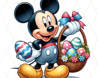 Easter Day Mickey Png, Disney Easter Png, Happy Easter Day Png, Funny  Easter Png, Disney Cartoon Movie Character Png, Digital