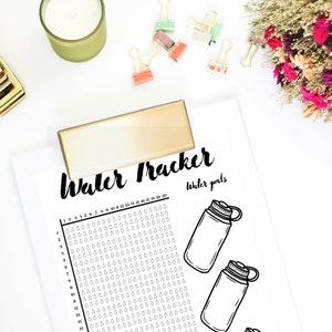 Monthly Water Tracker Printable, 31 Day Water Challenge, Hydration Tracker, Water İntake, Drink Water Reminder, Printable Habit Tracker