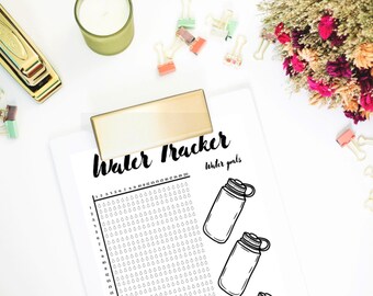 Monthly Water Tracker Printable, 31 Day Water Challenge, Hydration Tracker, Water İntake, Drink Water Reminder, Printable Habit Tracker