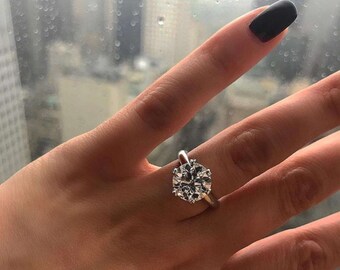 IGI Certified 2.00 Carat Round Brilliant Cut Lab Grown Diamond G-H VVS1-VVS2 4 or 6 Prong Solitaire Engagement ring, Anniversary Ring