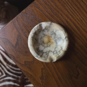 Vintage Marble Ashtray - Etsy