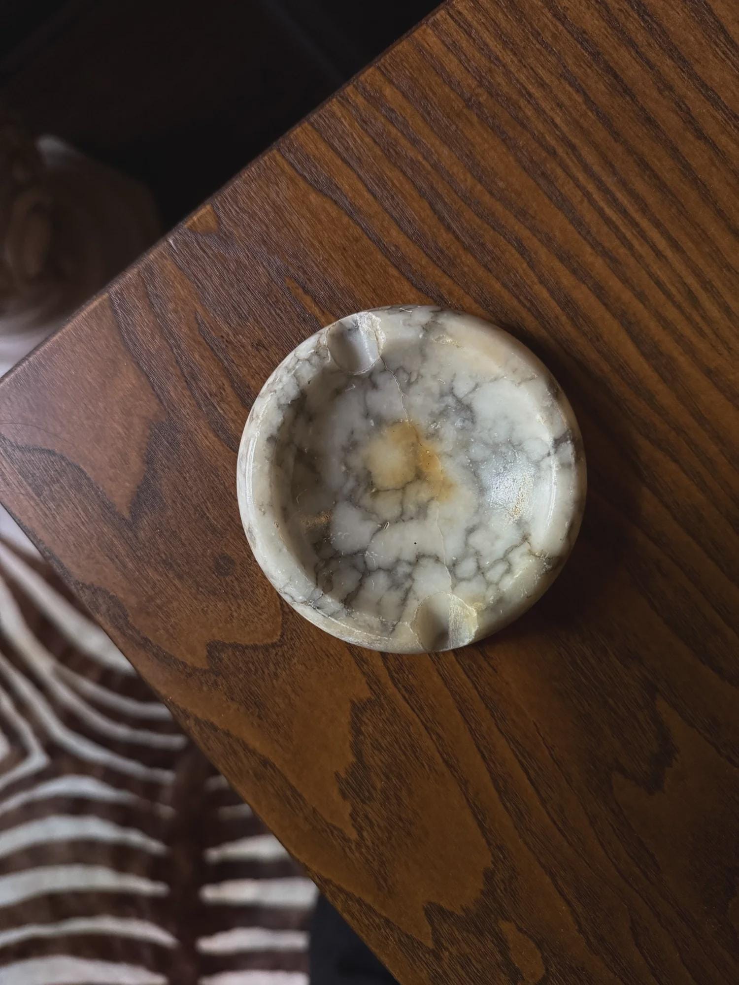 Vintage Marble Ashtray - Etsy