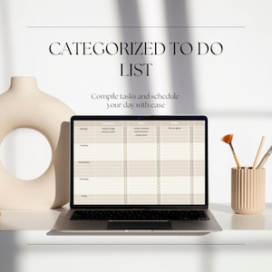 Categorized TO DO List Google Sheet