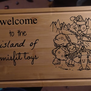 Misfit Toys Cutting Board