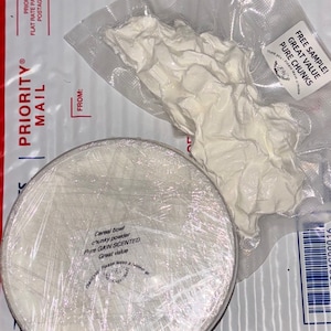 CEREAL bowl Chunky powder  (corn starch hard chunks and powder) (small)