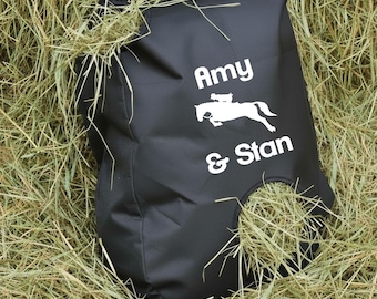 Rete per sacco da fieno personalizzata per cavalli e pony - Design a salto
