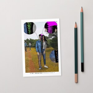 Postkarte,10x15,Künstlerkarte,über Liebe, Bindung, Emotionen, Gefühl, emotionale Intelligenz Werkzeug, Karte, “Journey of Bonding C”