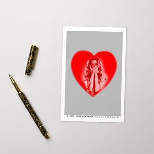 Postkarte,10x15,Künstlerische,Karte,über Liebe,Empfindungen,Gefühl,Psychologisches Werkzeug