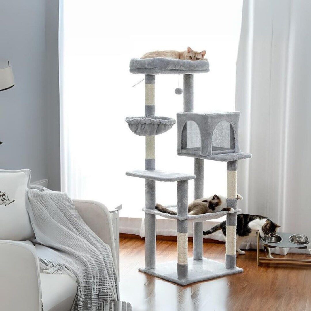 Modern Cat Tree Tower Multi Level Cat Tower Condo With Sisal Etsy