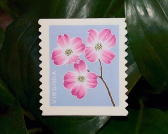 Dogwood Flower Stamp Sticker