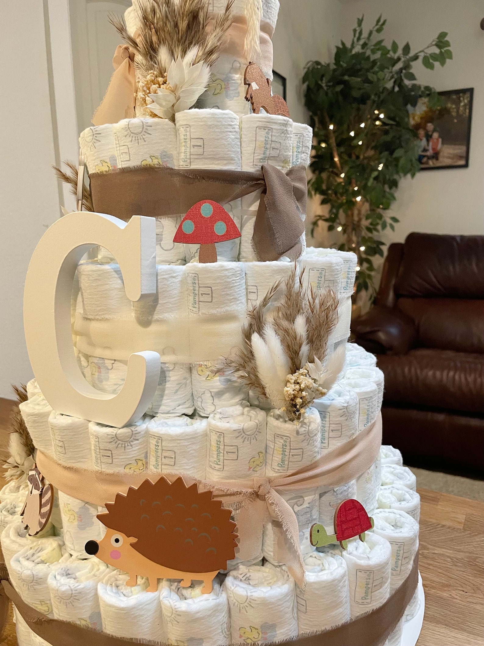 Woodland Baby Shower Decor Woodland Animals Diaper Cake Woodland Il 1588xN.5698197150 Agsm