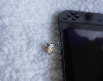 Cute Bee Charm | Flower Bumblebee Nintendo Switch Charm | Phone Charm | Steam Deck Charm | Gaming Accessories