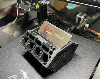 3D Printed Engine Business Card Holder