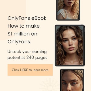 OnlyFans eBook - How to make 1 million on OnlyFans. This OnlyFans book about how to make money on OnlyFans over 240 pages of awesome pages