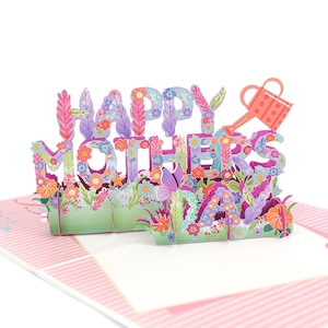 Happy Mothers Day Pop-Up Blumenkarte