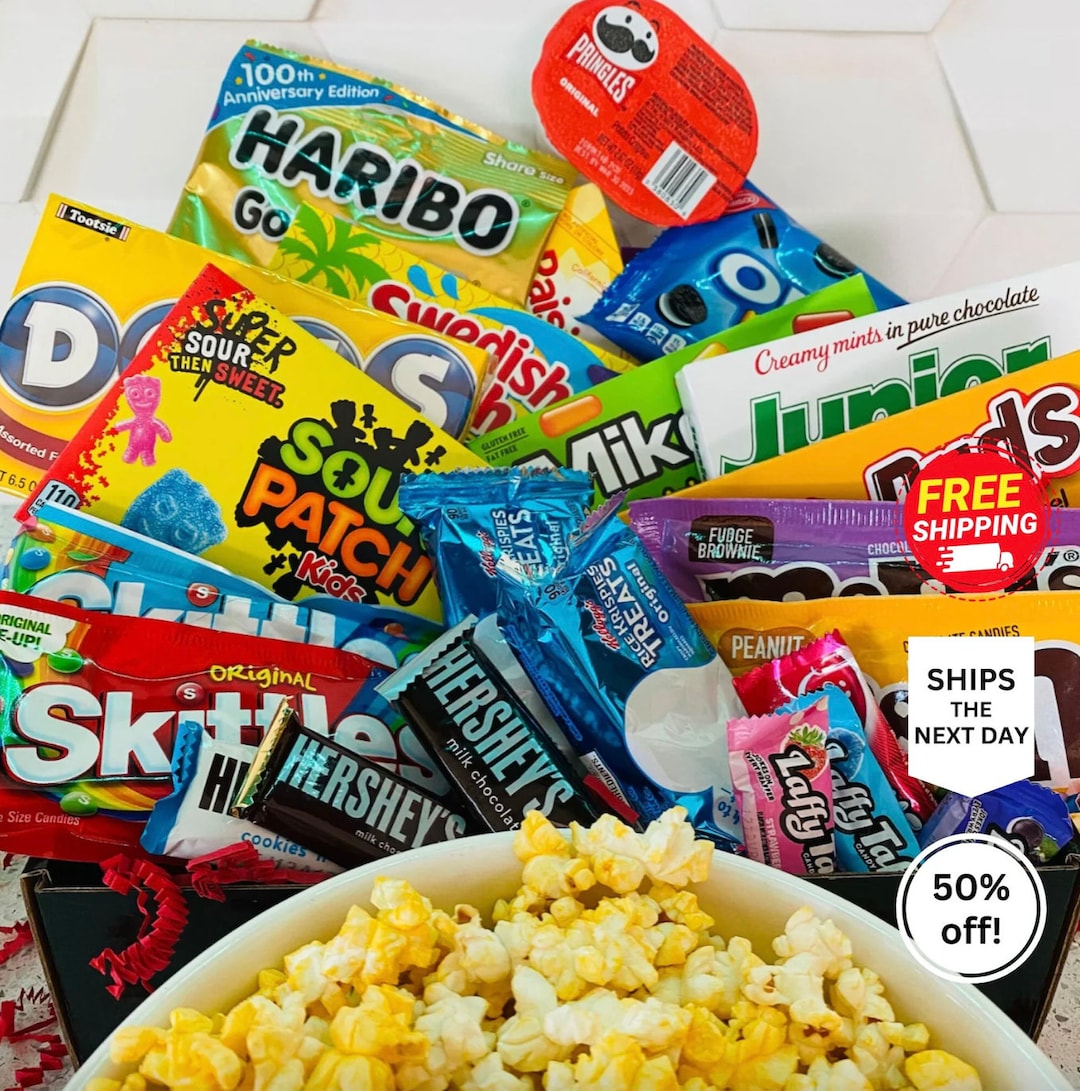 Customizable and Themed Snack Box for Students Snack Care Etsy