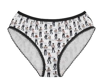 Hockey Referee Pattern Women's Briefs | All-Over Print