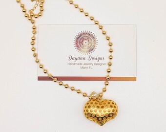 Heart Necklace 18K Gold-plated