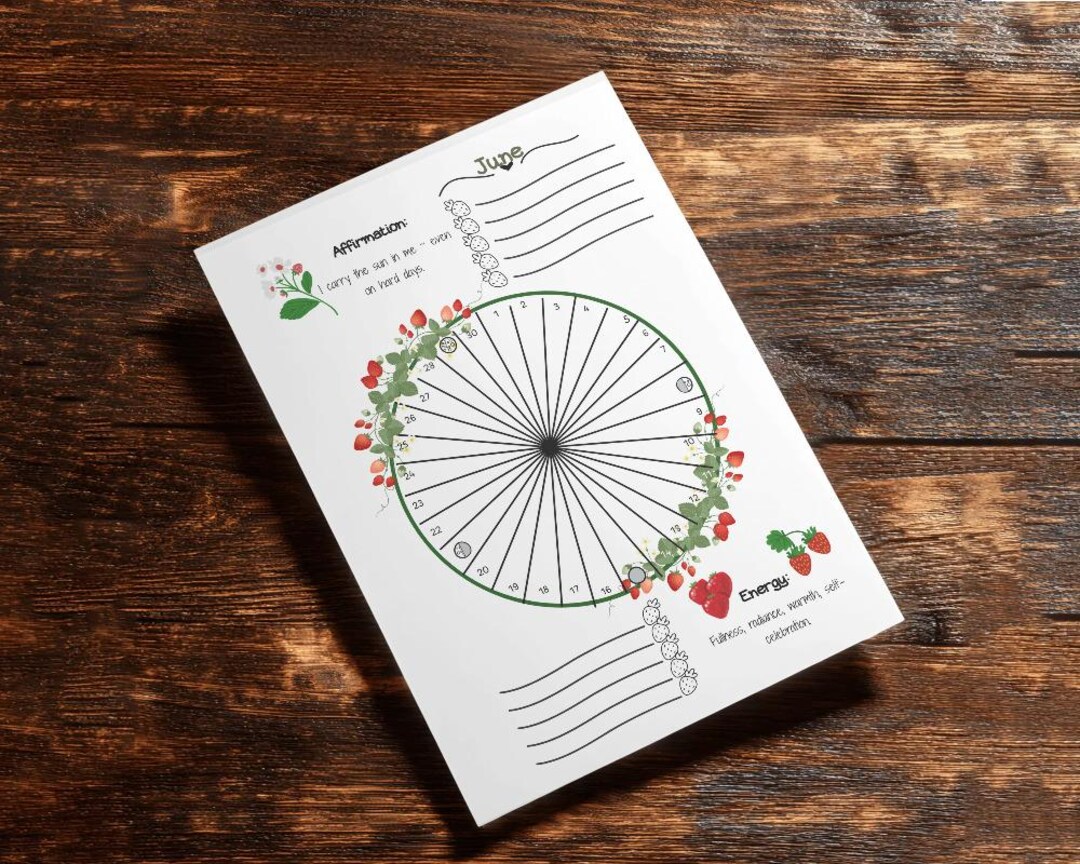 June 2026 Mood Tracker Journal With Meditations and Rituals - Etsy